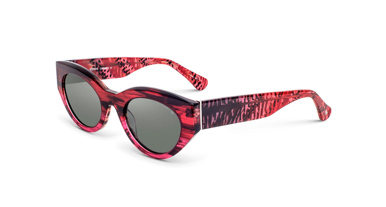 Sunglasses KYPERS CARMEN Women Fashion Polarized Full Frame Cat Eye Oval