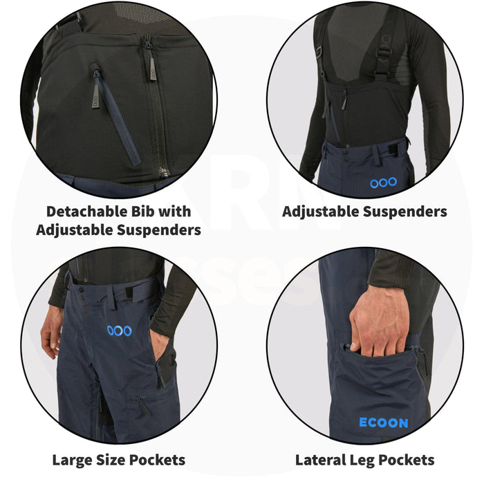 ecoon apparel pants ecoexplorer men sustainable clothing recyclable premium blue KRNglasses ECO120119TL