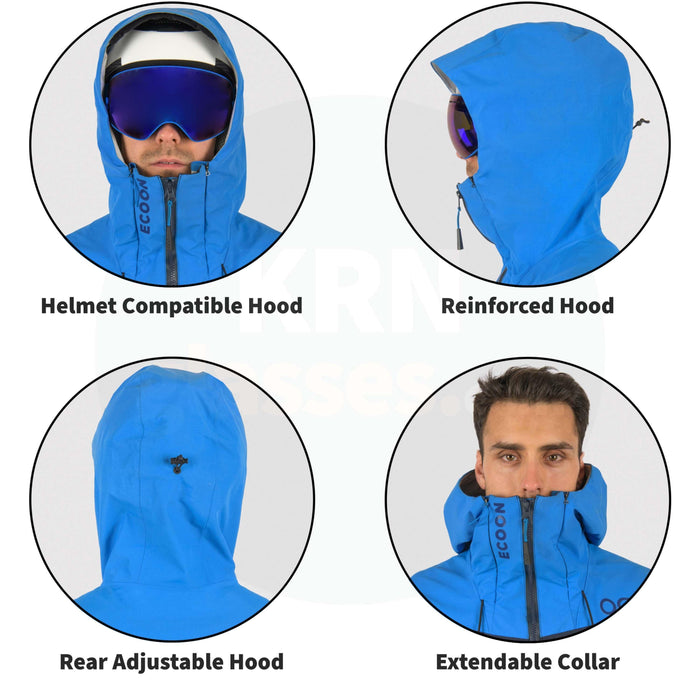 Ecoon Ecoexplorer Ski Jacket Men Blue/Dark Blue ECO180103TXL Recycled Recyclable