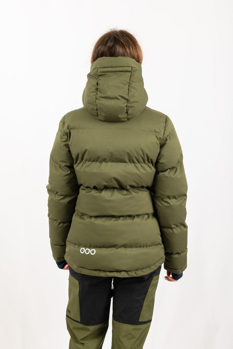 Ecoon Ecothermo Warm Insulated Ski Jacket Women Khaki ECO280821TM Recycled Recyclable