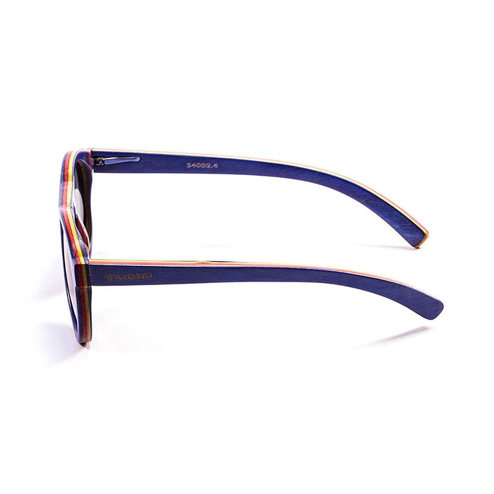 ocean sunglasses KRNglasses model FIJI SKU 54002.3 with skate wood brown frame and brown lens