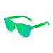 ocean sunglasses KRNglasses model FLORENCIA SKU 24.17 with transparent black frame and smoke lens