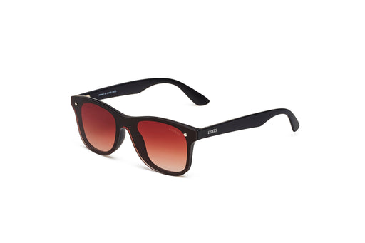 KYPERS sunglasses model FRANK FK002 with black frame and gradient brown & blue lens