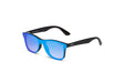 KYPERS sunglasses model FRANK FK005 with black frame and green mirror lens