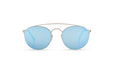 KYPERS sunglasses model GAEL GA005 with silver mate frame and pink mirror lens