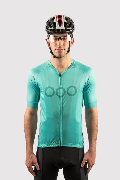 ecoon apparel cycling jersey galibier men sustainable clothing recyclable premium turquoise KRNglasses ECO181425TM