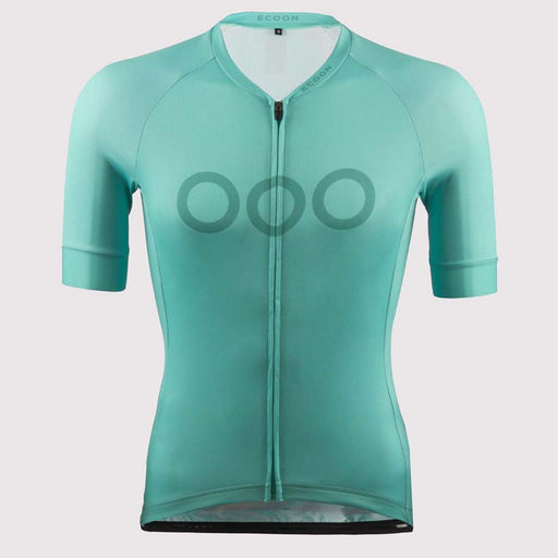 ecoon apparel cycling jersey galibier women sustainable clothing recyclable premium turquoise KRNglasses ECO210116TS