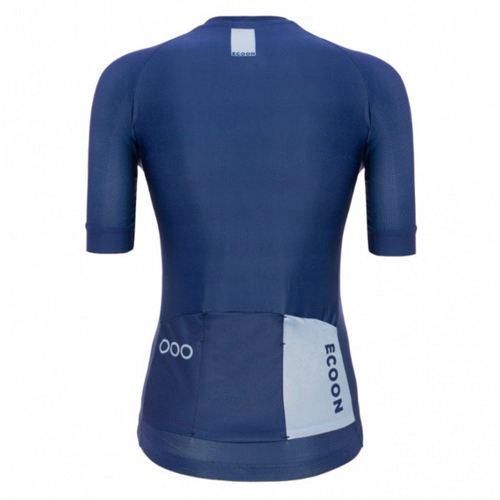 ecoon apparel cycling jersey galibier women sustainable clothing recyclable premium blue KRNglasses ECO210120TM