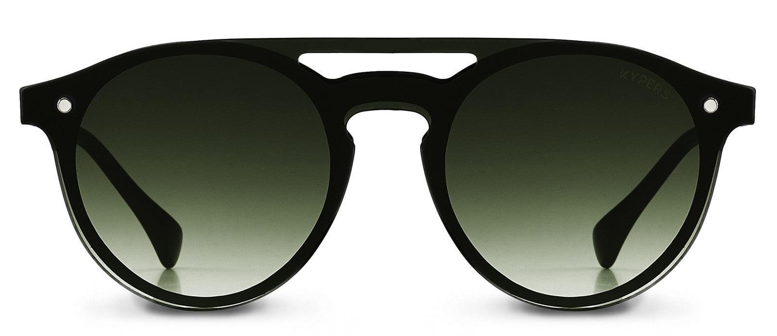KYPERS sunglasses model GERI GR007 with black frame and pink mirror lens