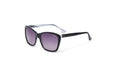 KYPERS sunglasses model GRETA GT004 with black frame and grey degrade lens