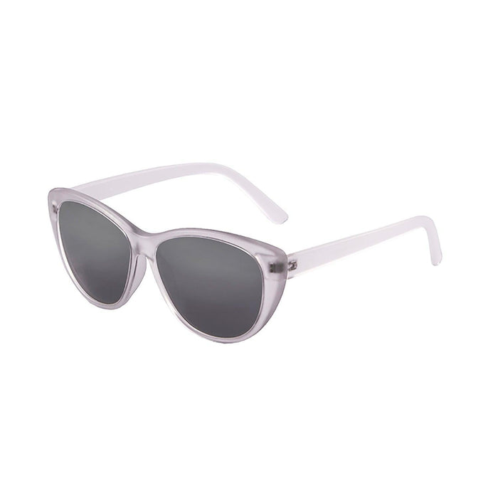 ocean sunglasses KRNglasses model HENDAYA SKU 57000.5 with demy brown clear frame and smoke lens