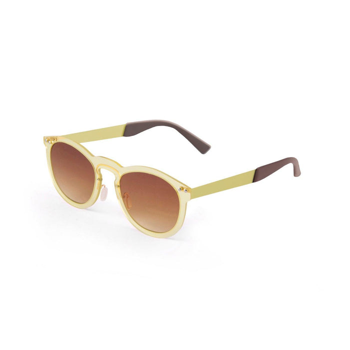 ocean sunglasses KRNglasses model IBIZA SKU 21.16 with transparent white frame and transparent blue sky lens
