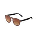 ocean sunglasses KRNglasses model IBIZA SKU 21.15 with transparent dark blue frame and transparent gradient brown lens