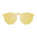 ocean sunglasses KRNglasses model IBIZA SKU 21.26 with transparent brown frame and transparent pink lens