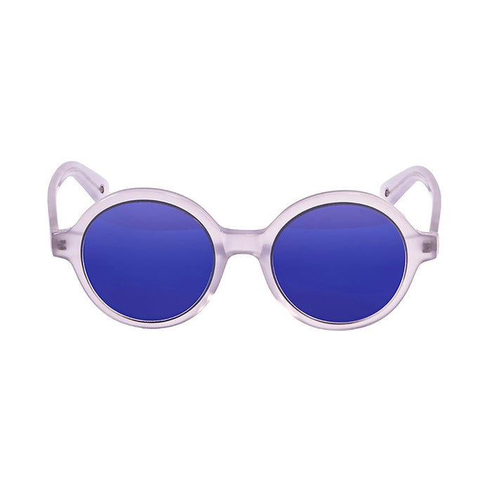 ocean sunglasses KRNglasses model JAPAN SKU 4001.5 with white frame and blue lens
