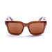 ocean sunglasses KRNglasses model JAWS SKU 63000.95 with dark brown transparent frame and brown lens