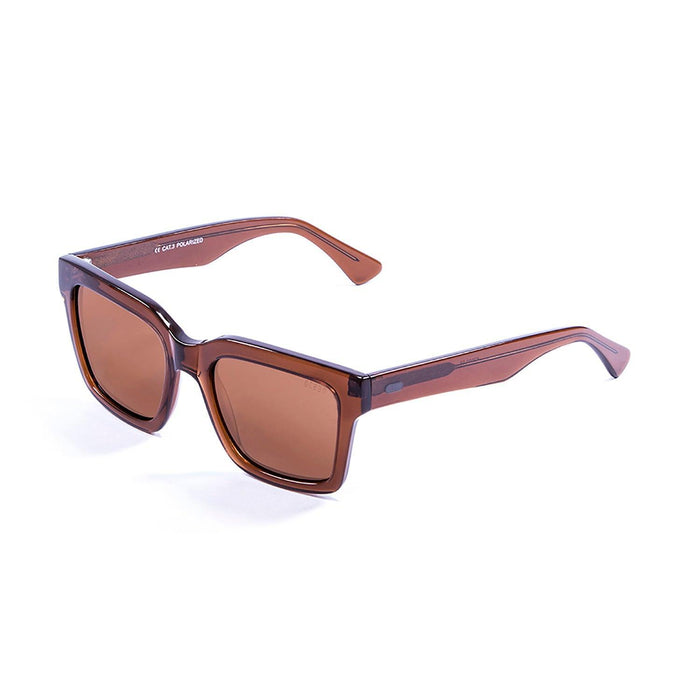 ocean sunglasses KRNglasses model JAWS SKU 63000.94 with brown stained frame and brown lens