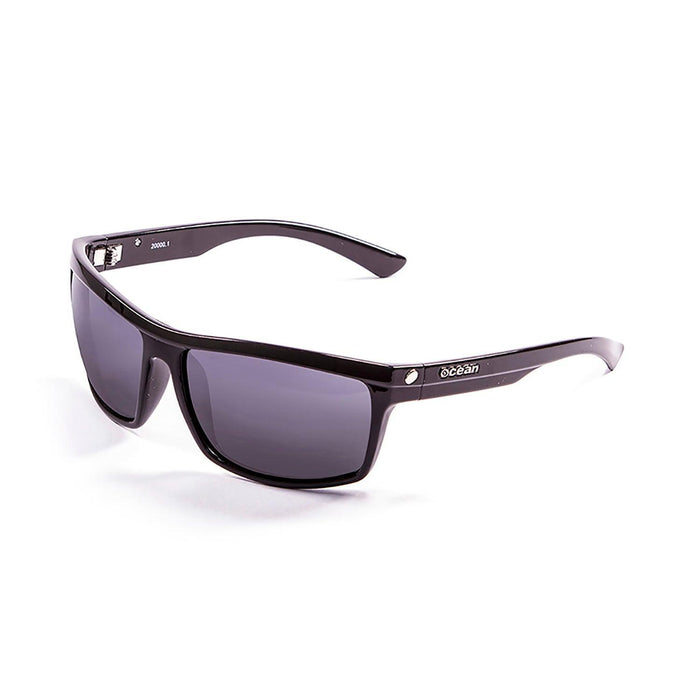 ocean sunglasses KRNglasses model JOHN SKU 20000.6 with matte black & green frame and green lens