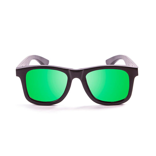 ocean sunglasses KRNglasses model KENEDY SKU 53000.0 with bamboo black frame and smoke lens
