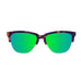 ocean sunglasses KRNglasses model LAFITENIA SKU 40004.7 with matte black frame and revo blue flat lens