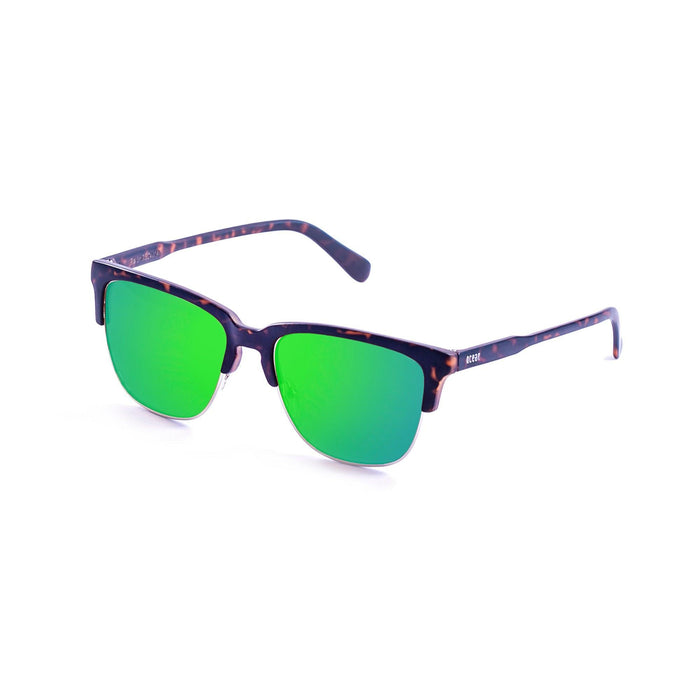ocean sunglasses KRNglasses model LAFITENIA SKU 40004.1 with matte demy brown frame and brown flat lens