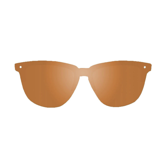 ocean sunglasses KRNglasses model LAFITENIA SKU 40004.14 with matte demy brown frame and brown lens