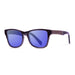 ocean sunglasses KRNglasses model LAGUNA SKU 11100.2 with demy brown & ebony frame and smoke lens