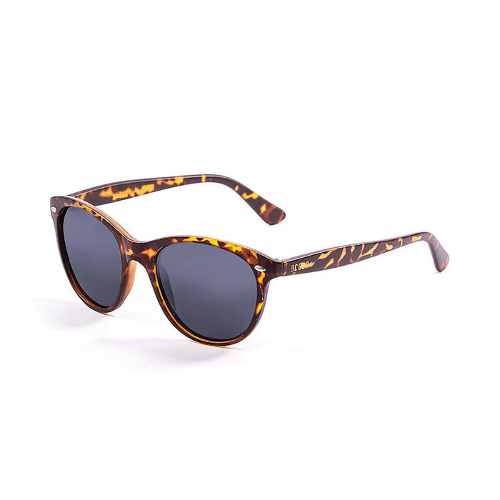 ocean sunglasses KRNglasses model LANDAS SKU 58000.6 with demy brown dark frame and smoke lens