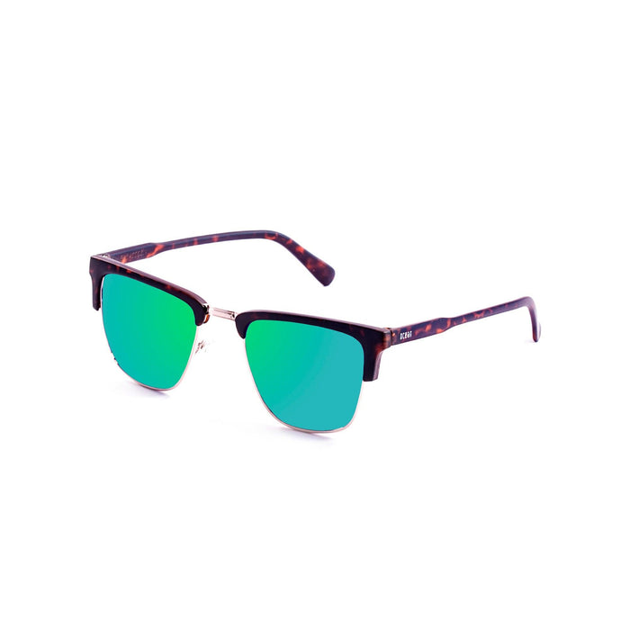 ocean sunglasses KRNglasses model LANEW SKU 40006.5 with matte black frame and revo blue sky lens