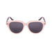 ocean sunglasses KRNglasses model CASSIS SKU LE10000.0 with rose frame and smoke lens