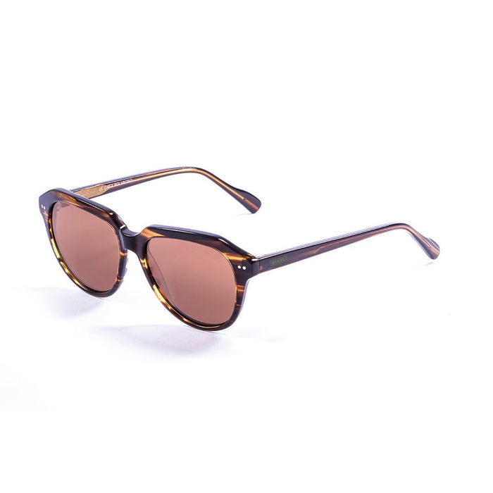 ocean sunglasses KRNglasses model CASSIS SKU LE100000.95 with nickel brown frame and brown lens