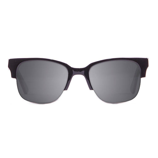 ocean sunglasses KRNglasses model ALEX SKU LE15100.1 with black frame and gray lens