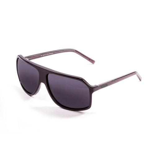 ocean sunglasses KRNglasses model PRADO SKU LE15200.1 with black frame and smoke lens