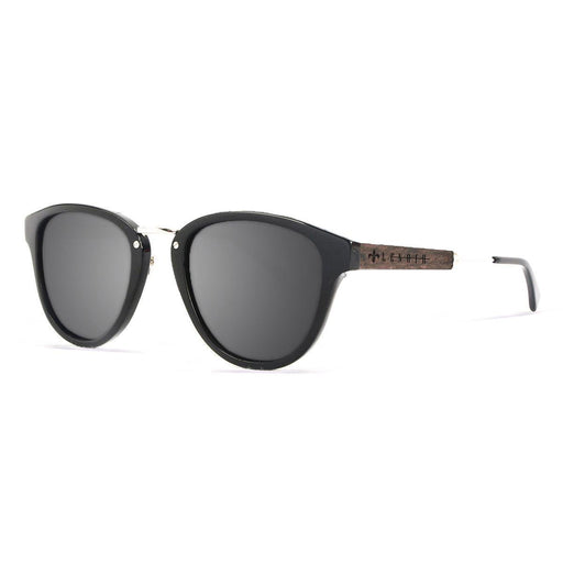 ocean sunglasses KRNglasses model NICOLAS SKU LE16110.1 with black frame and gray lens