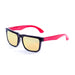 ocean sunglasses KRNglasses model LA SKU LE17202.2 with black frame and yellow revo lens