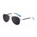 ocean sunglasses KRNglasses model LYON SKU LE18110.14 with white frame and gray lens