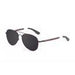 ocean sunglasses KRNglasses model LYON SKU LE18110.15 with transparent frame and smoke lens