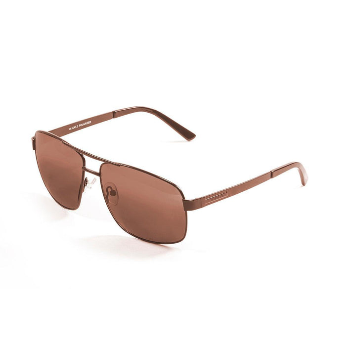 ocean sunglasses KRNglasses model VERSAILLE SKU LE19700.1 with brown frame and smoke lens