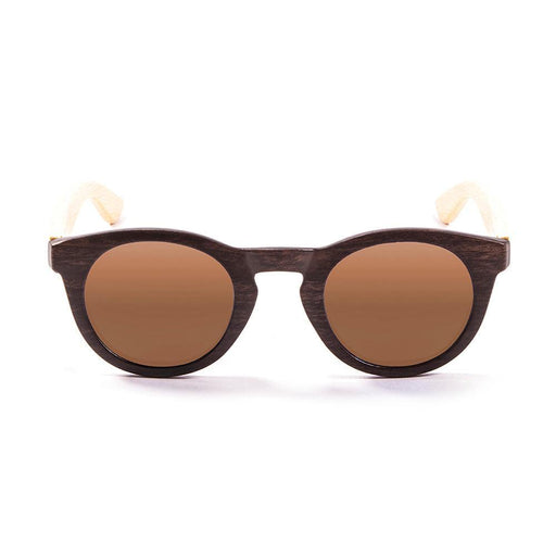 ocean sunglasses KRNglasses model DUNE SKU LE20010.8 with brown frame and brown lens