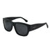 ocean sunglasses KRNglasses model MESRINE SKU LE36928.4 with black frame and gray lens