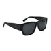 ocean sunglasses KRNglasses model MESRINE SKU LE36928.5 with brown frame and smoke lens