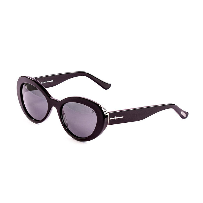 ocean sunglasses KRNglasses model GRACE SKU LE36932.5 with demi brown frame and smoke lens