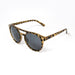 ocean sunglasses KRNglasses model REIMS SKU LE40.1 with brown frame and smoke lens