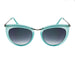 ocean sunglasses KRNglasses model LA SKU LE401.1 with transparent frame and smoke lens