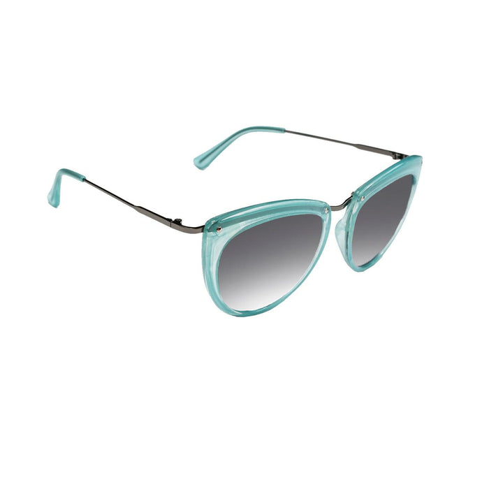ocean sunglasses KRNglasses model LA SKU LE401.3 with black frame and gray lens