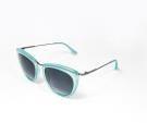 ocean sunglasses KRNglasses model LA SKU LE401.4 with brown frame and smoke lens
