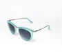 ocean sunglasses KRNglasses model LA SKU LE401.4 with brown frame and smoke lens
