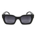 ocean sunglasses KRNglasses model LAURENT SKU LE402.1 with black frame and smoke lens