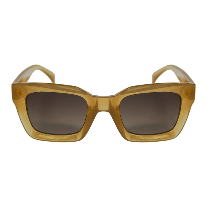 ocean sunglasses KRNglasses model LAURENT SKU LE402.5 with black frame and brown lens