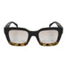 ocean sunglasses KRNglasses model LAURENT SKU LE402.7 with white frame and smoke lens